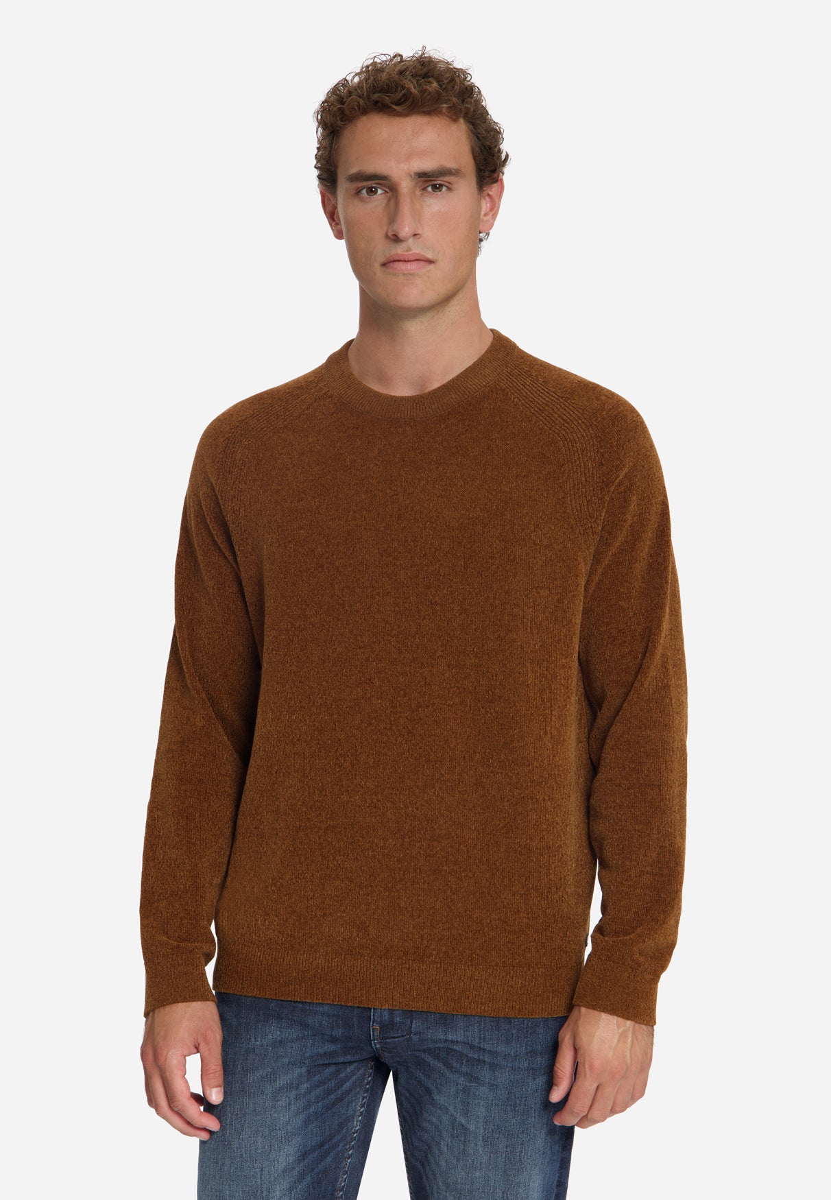 Chenille Trui | Caramel