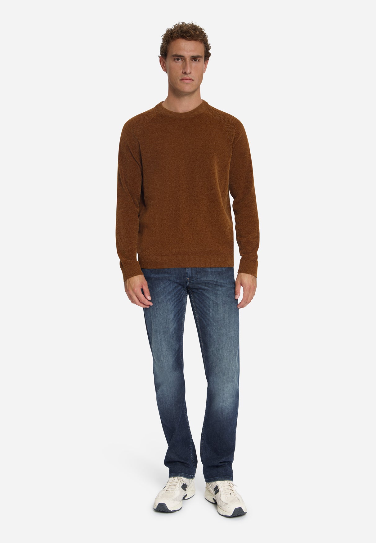 Chenille Trui | Caramel