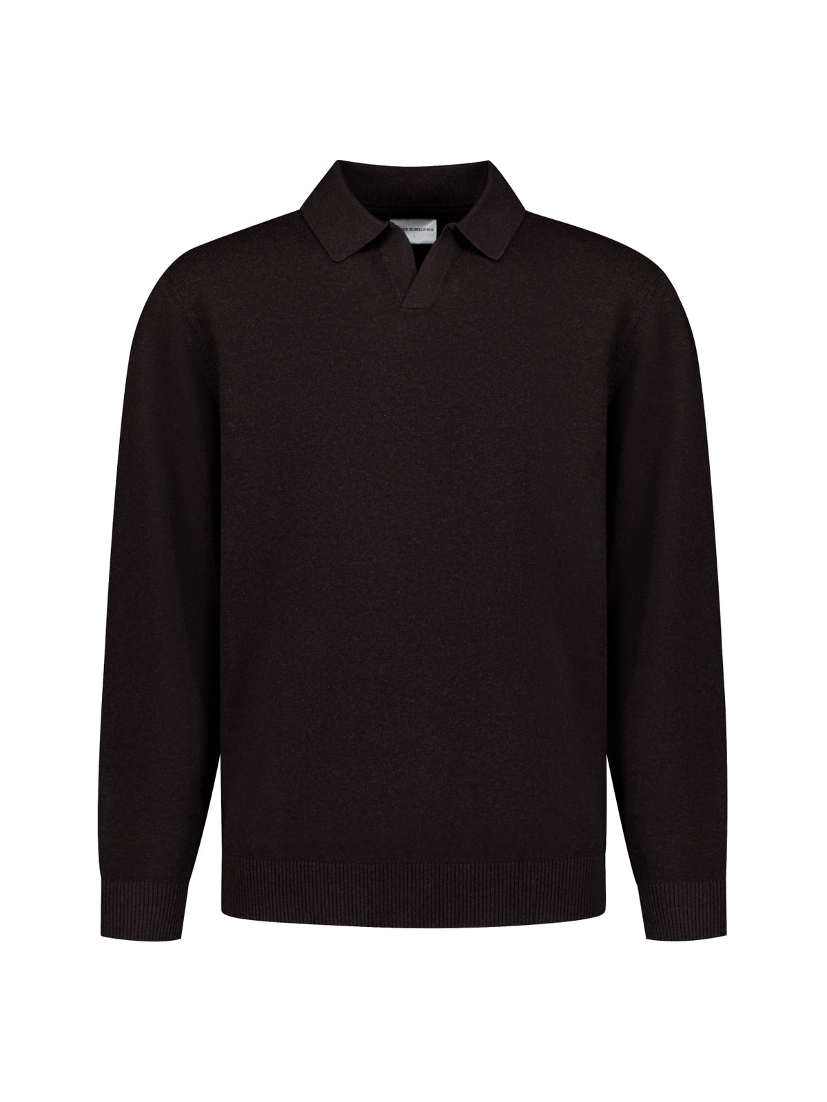 Fijngebreide polotrui | Dark Brown