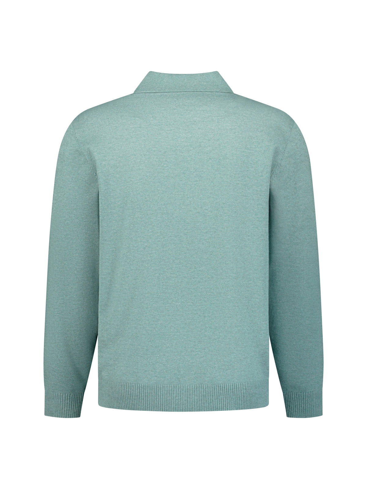 Fijn gebreide polotrui | Dusty Blue