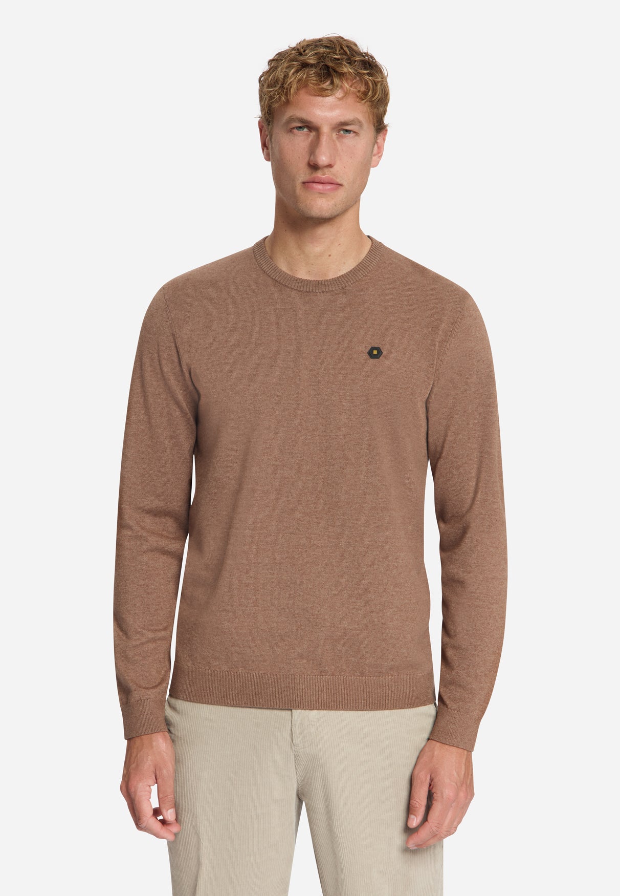 Melange Trui | Light Brown