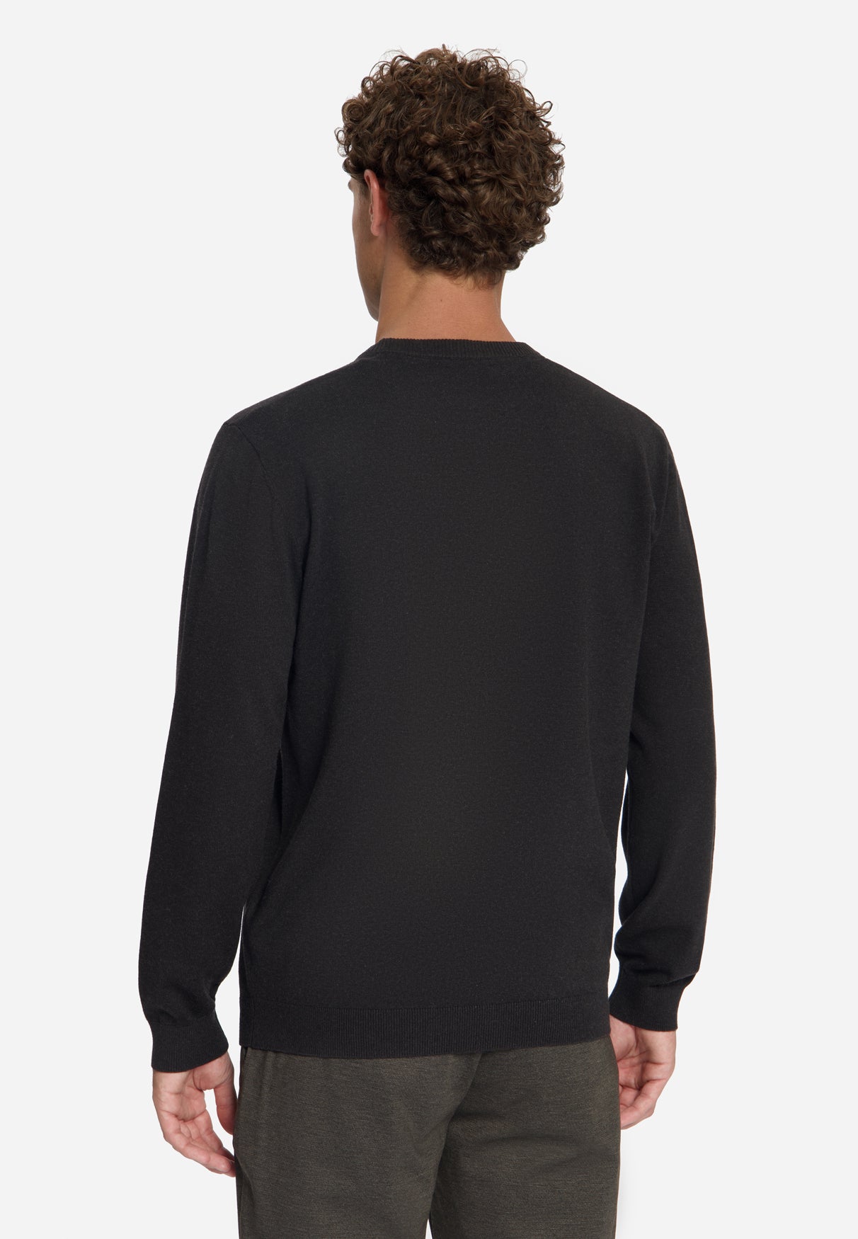 Melange Trui | Dark Brown