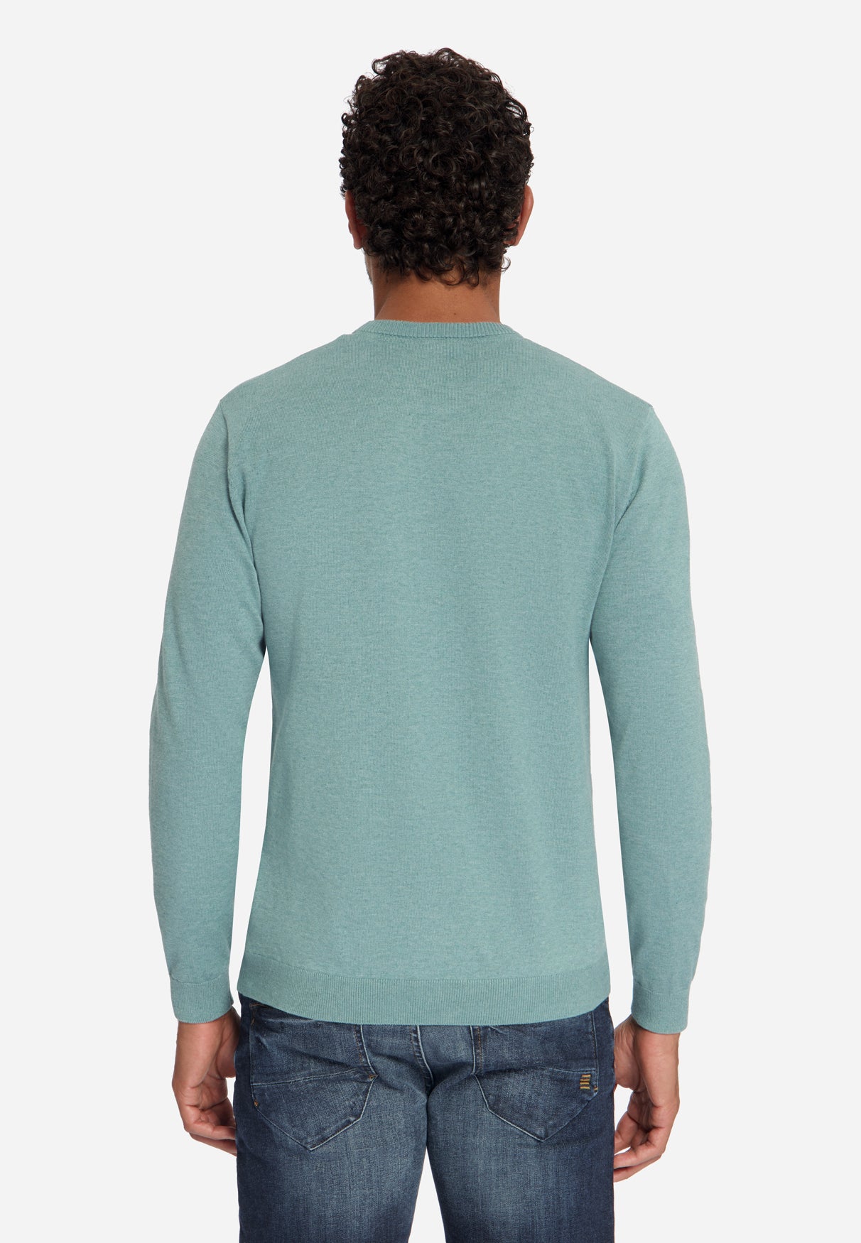 Pull Melange | Bleu poussiéreux