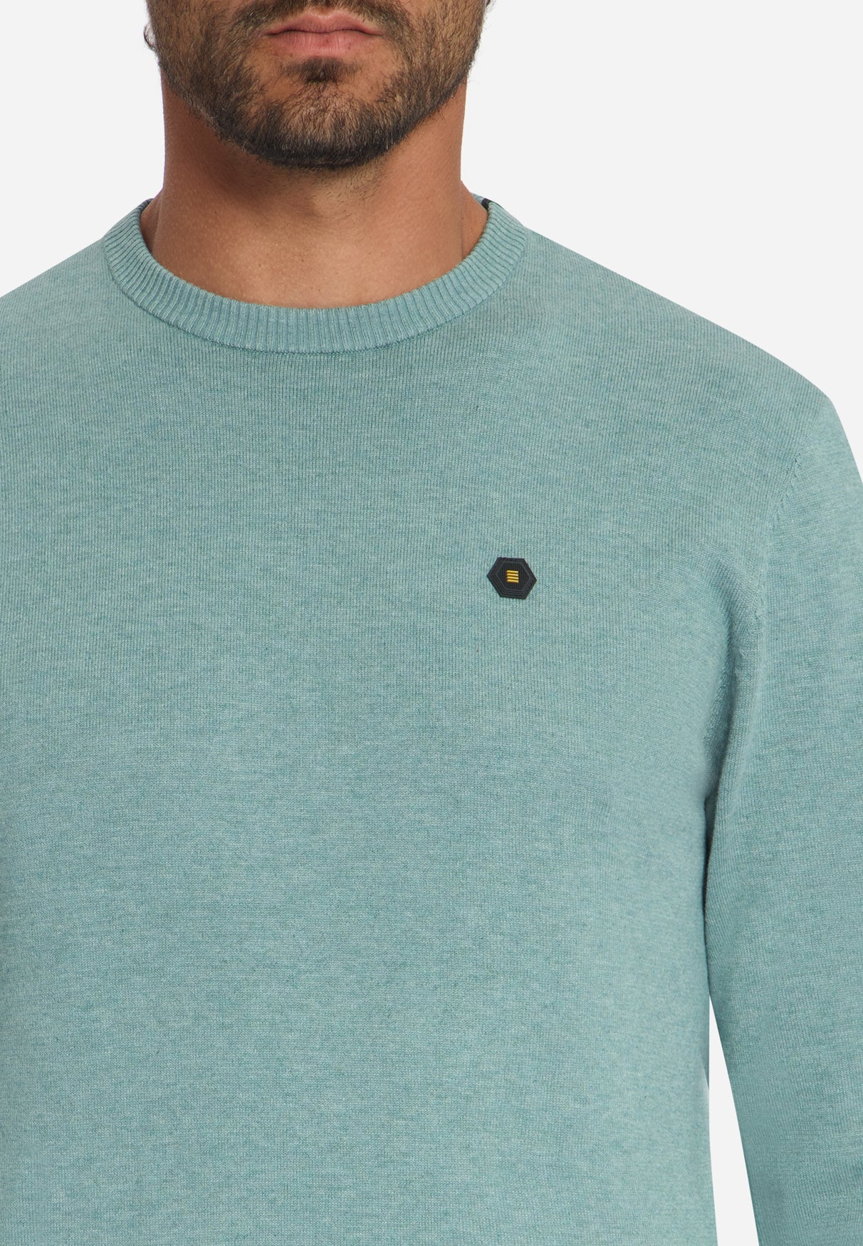 Pull Melange | Bleu poussiéreux