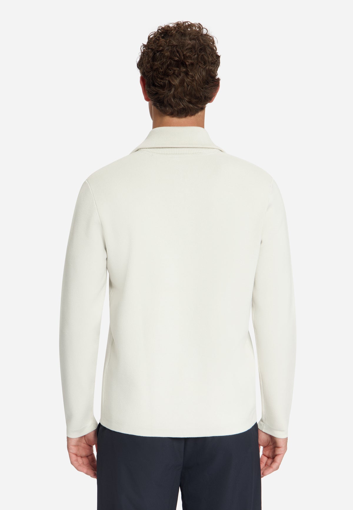 Pull texturé à demi-zip | Chalk