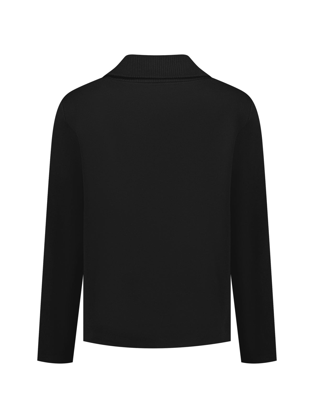 Half-zip trui met structuur | Black