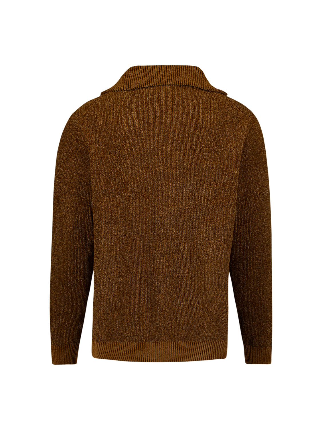 Soft Half-Zip Jumper | Caramel