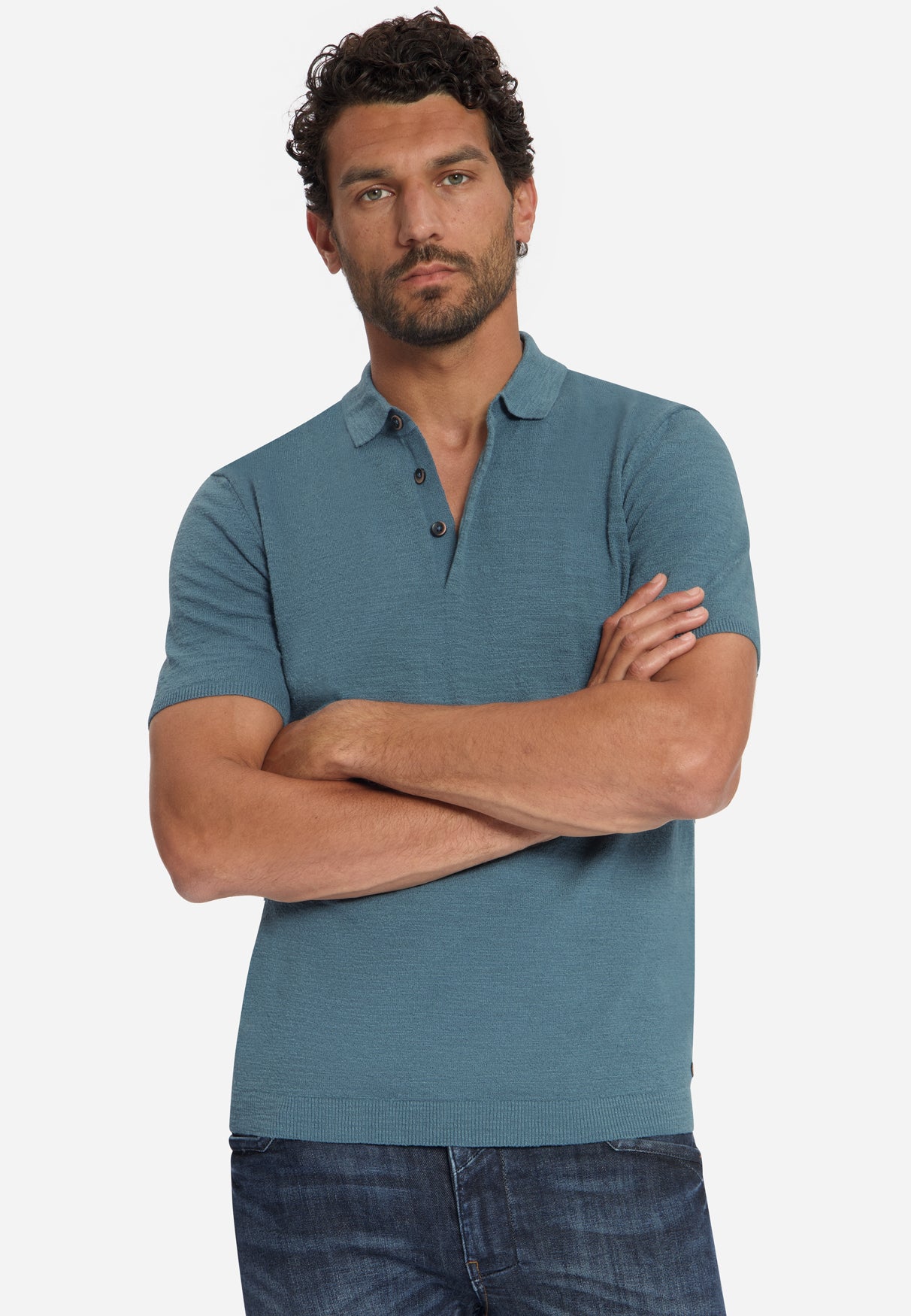 Slub Polo | Shadow Blue