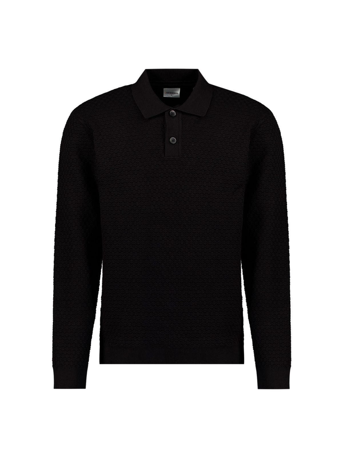 Jacquard-polotrui | Zwart