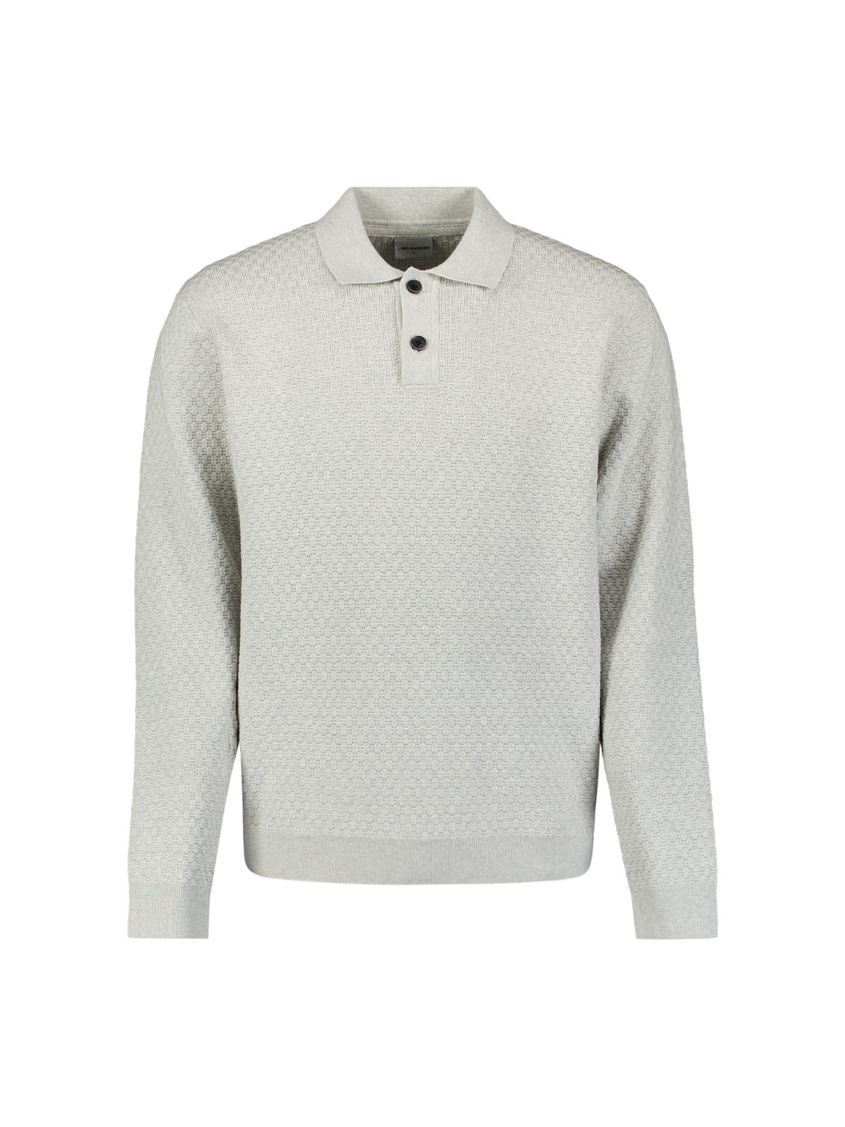 Jacquard-polotrui | Light Grey Melange