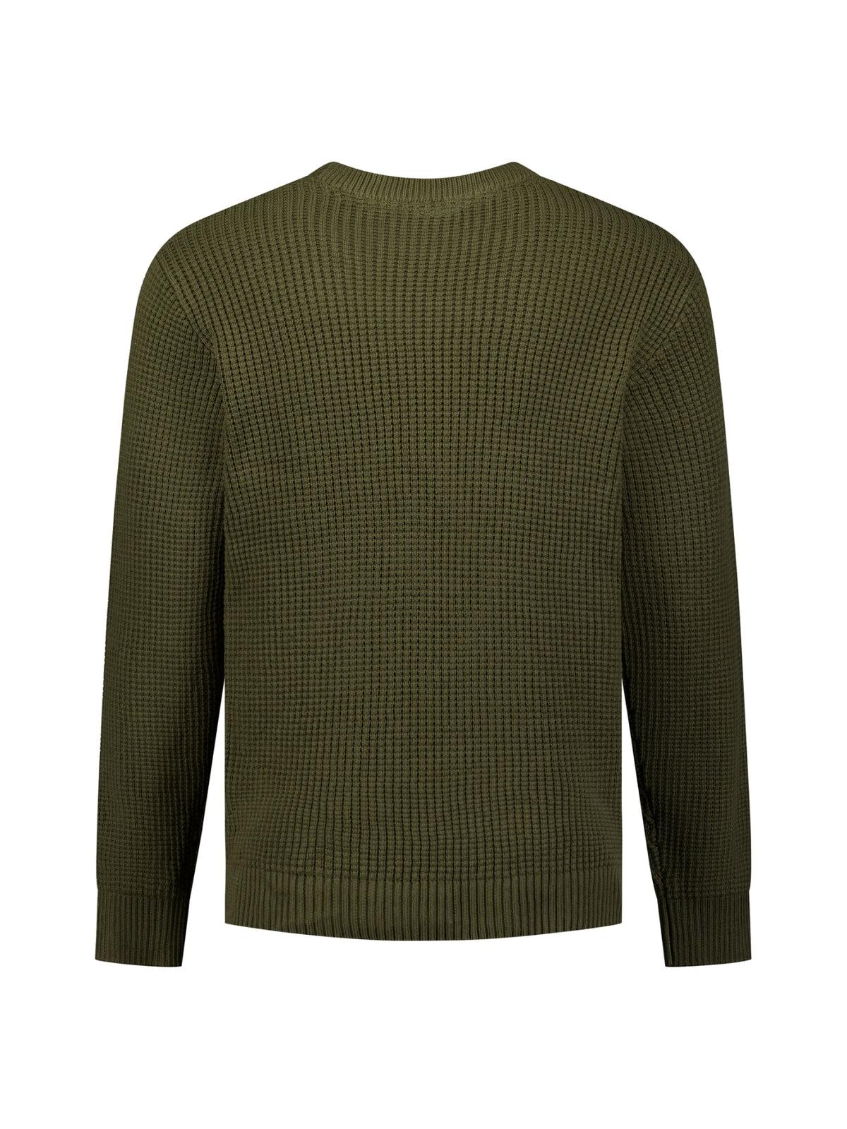 Trui met ronde hals en structuur | Moss