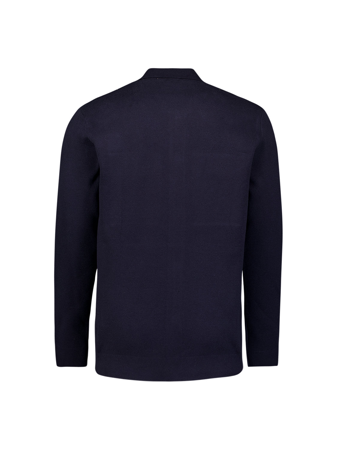 Vest met volledige knoopsluiting, grof gebreid | Dark Night