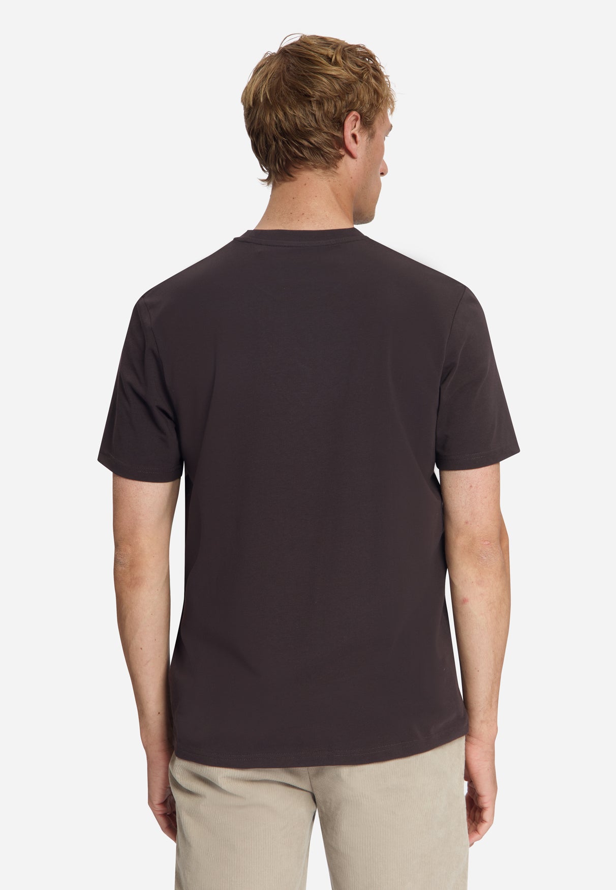 Stretch T-Shirt | Dark Brown