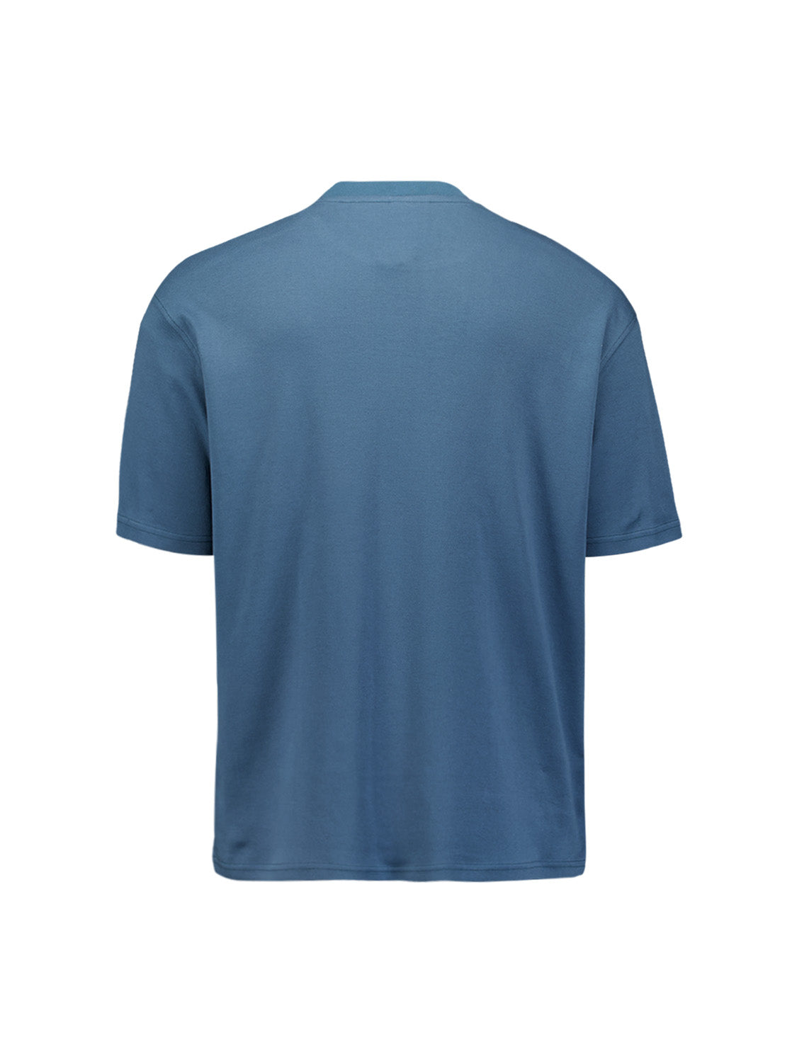 T-Shirt Crewneck Solid Heavy Interlock | Shadow Blue