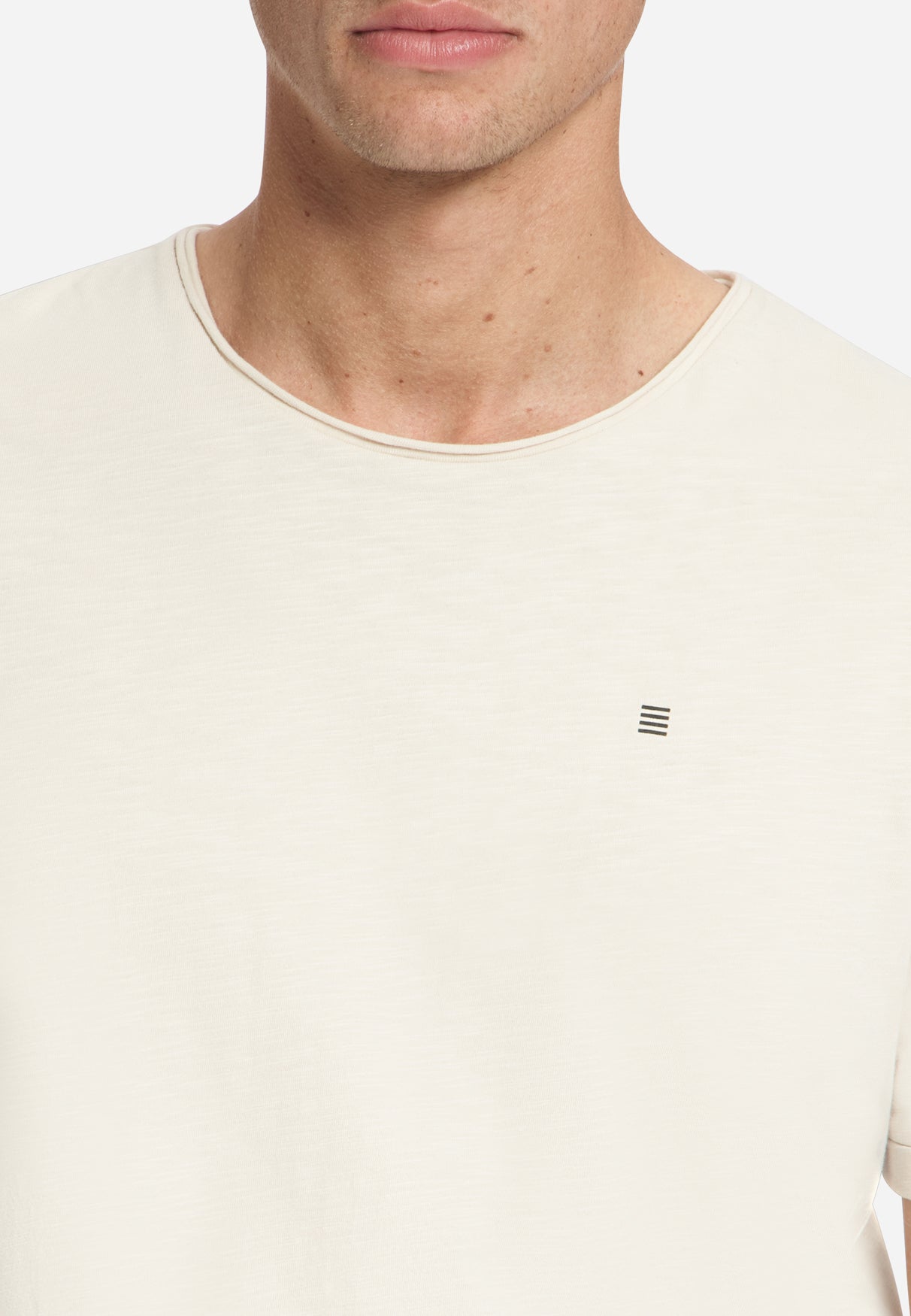 T-shirt Slub en Coton | Stone