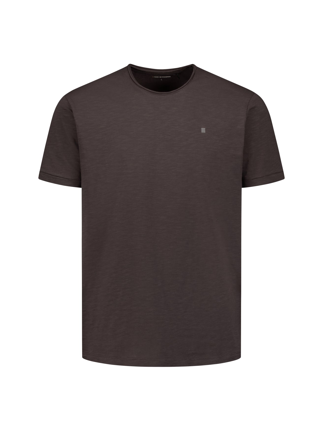 Cotton Slub T-Shirt | Dark Brown