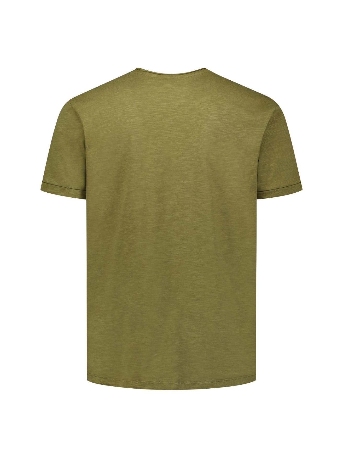 Katoenen Slub T-shirt | Moss