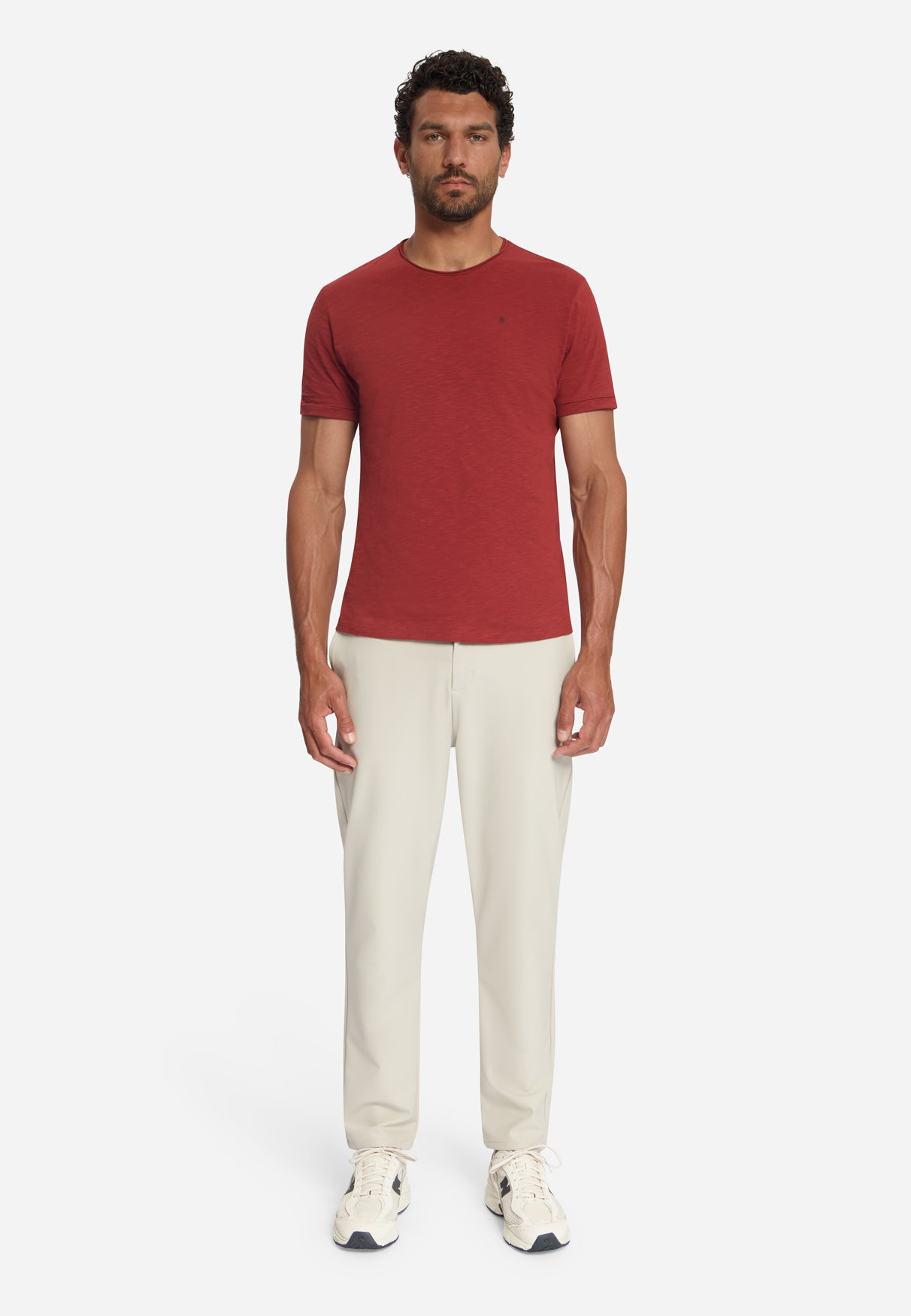 Cotton Slub T-Shirt | Cayenne