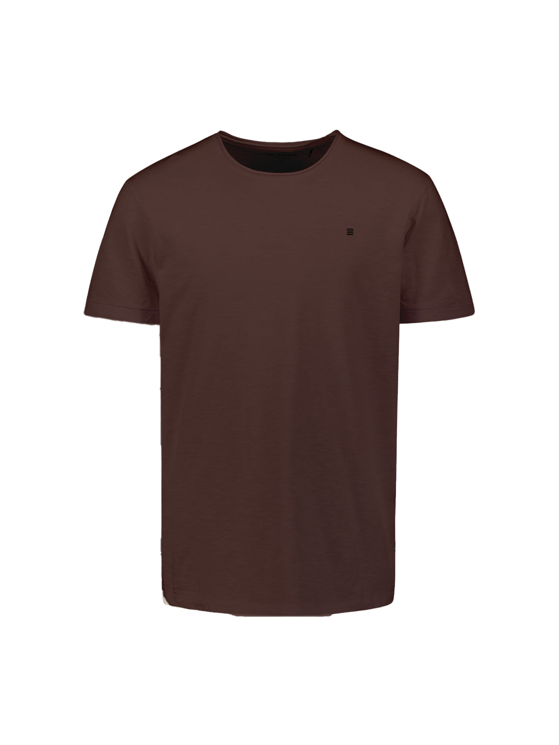 Cotton Slub T-Shirt | Dark Brown