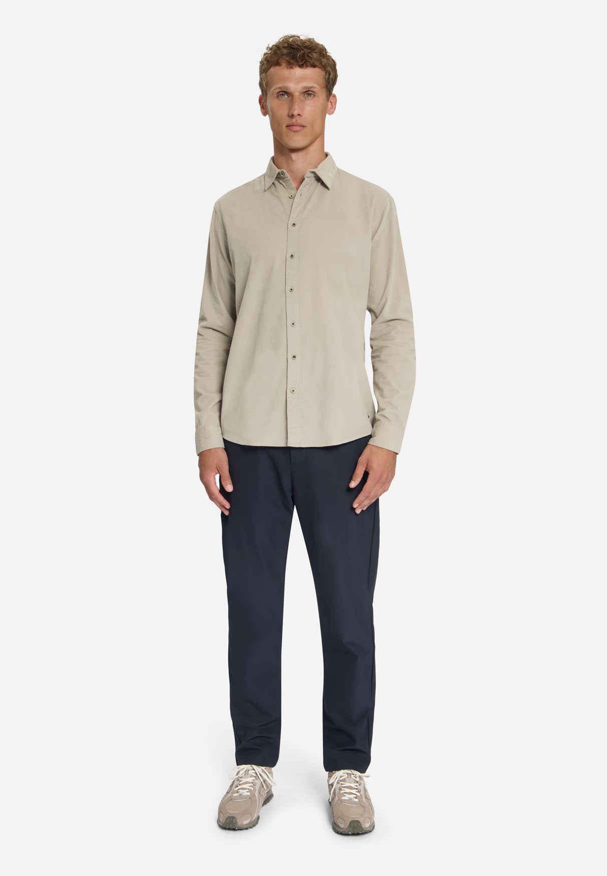 Corduroy Shirt | Cement