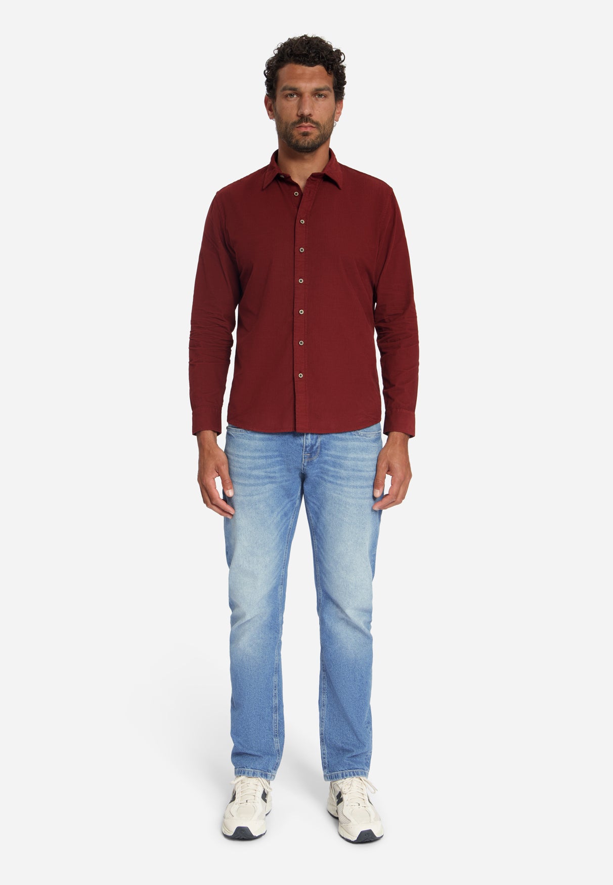 Overhemd van fijn corduroy | Cayenne