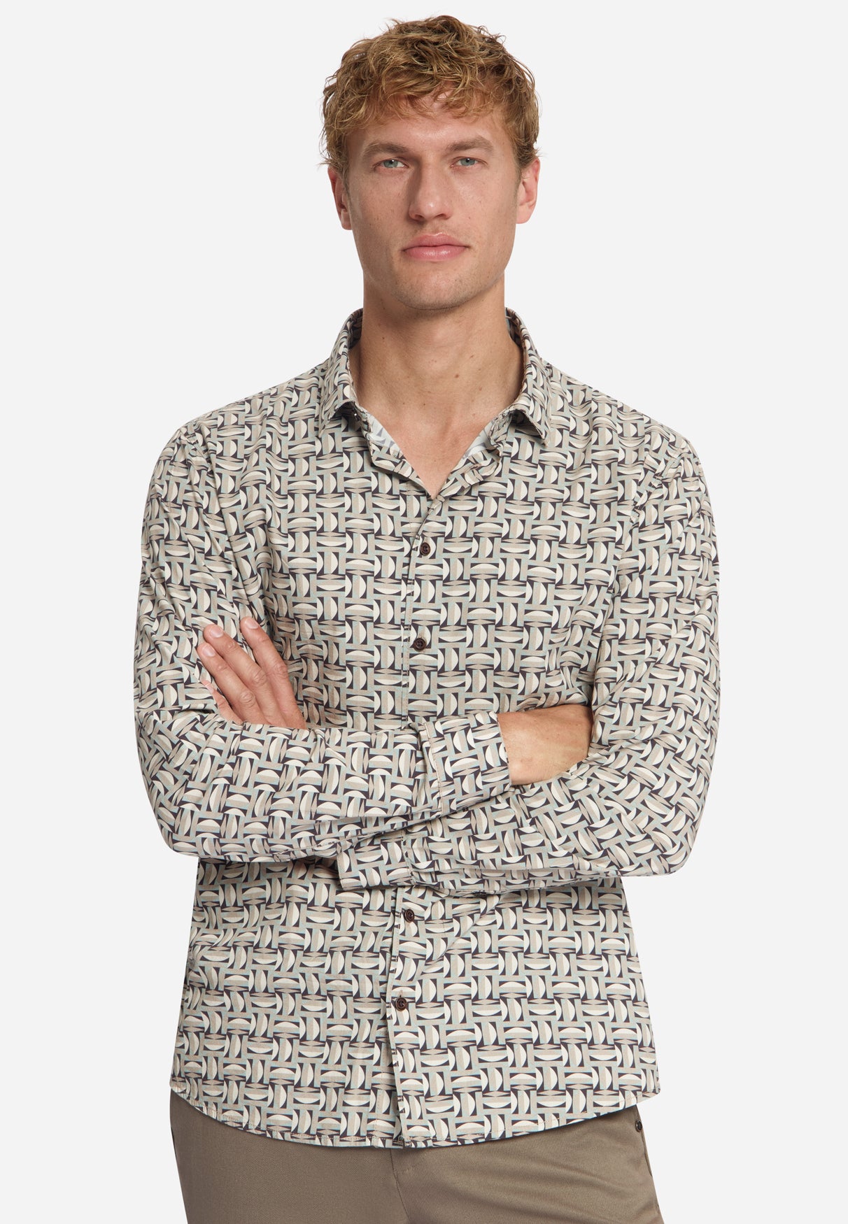 Chemise À Imprimé Allover | Stone