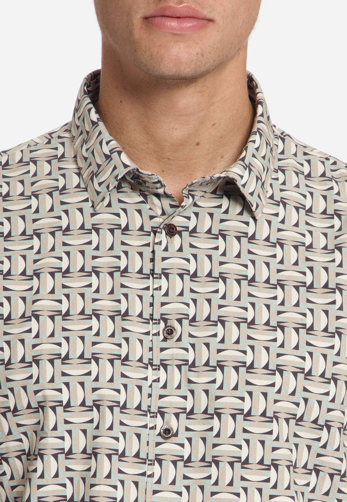 Chemise À Imprimé Allover | Stone