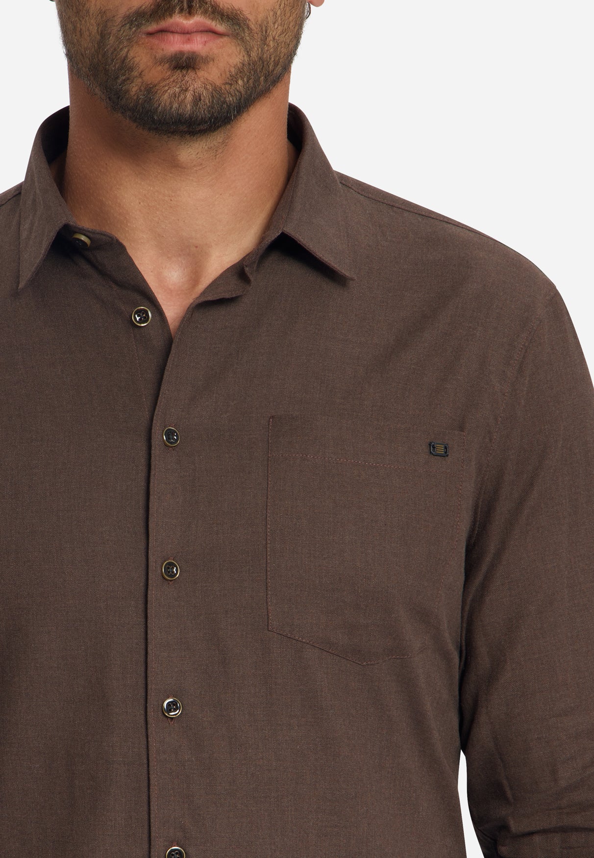 Chemise en Flanelle | Dark Brown