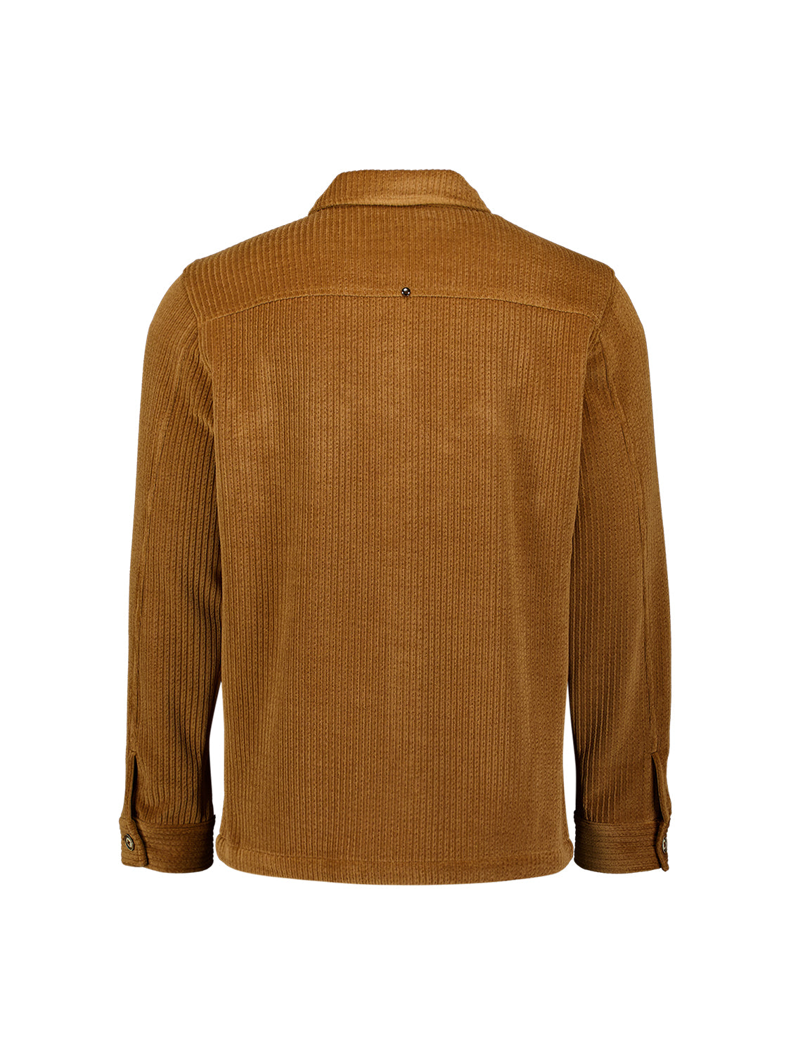 Surchemise en Velours Côtelé Stretch | Caramel