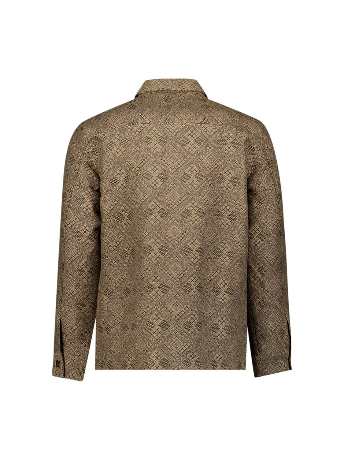 Surchemise en jacquard | Taupe