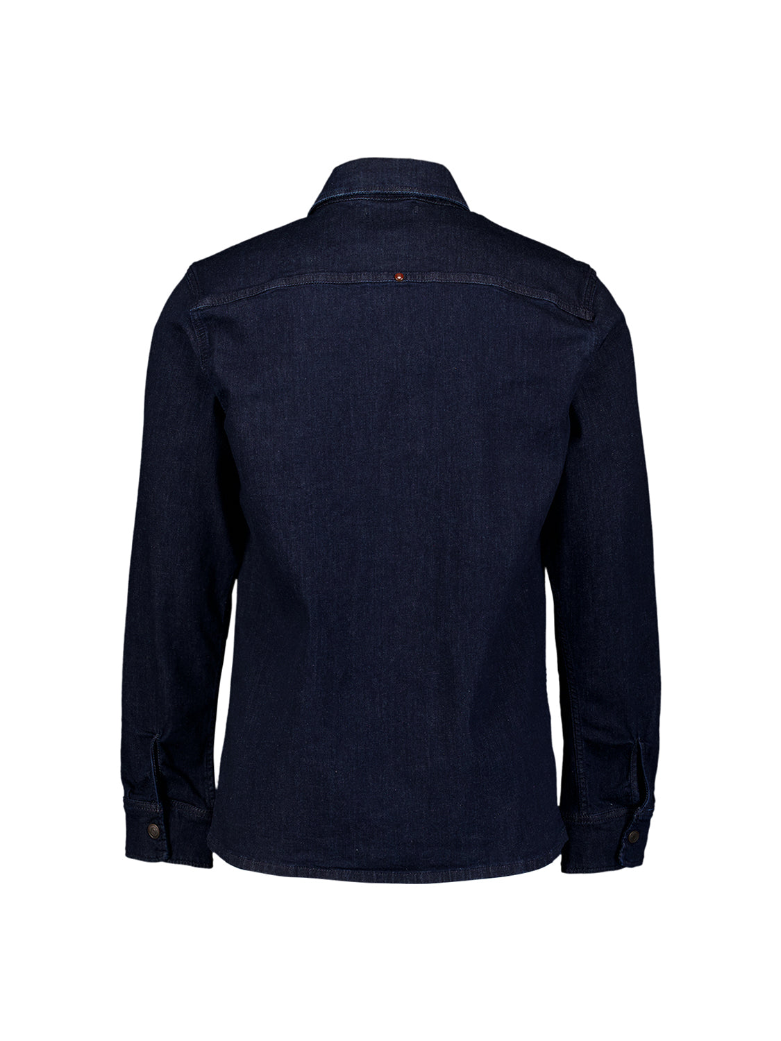 Denim Stretch Overshirt | Rinse Denim