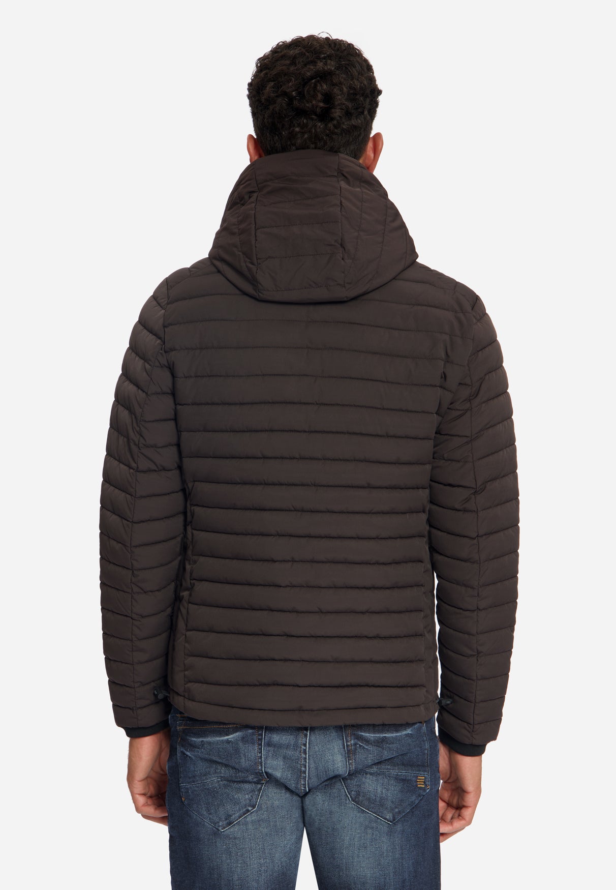 Gewatteerde Jas Met Capuchon | Dark Brown