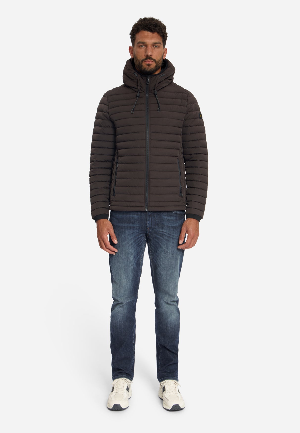 Gewatteerde Jas Met Capuchon | Dark Brown