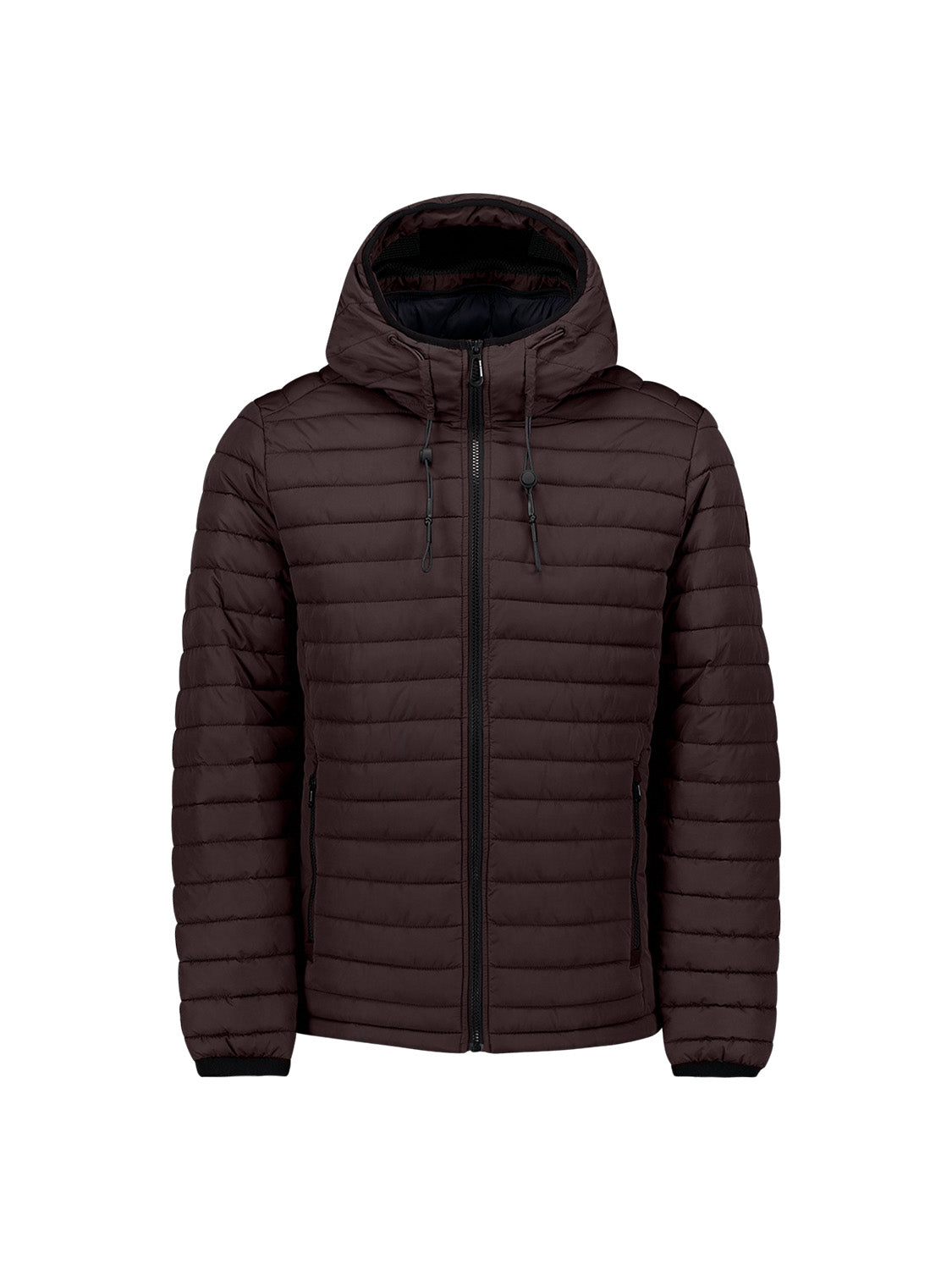 Gewatteerde Jas Met Capuchon | Dark Brown