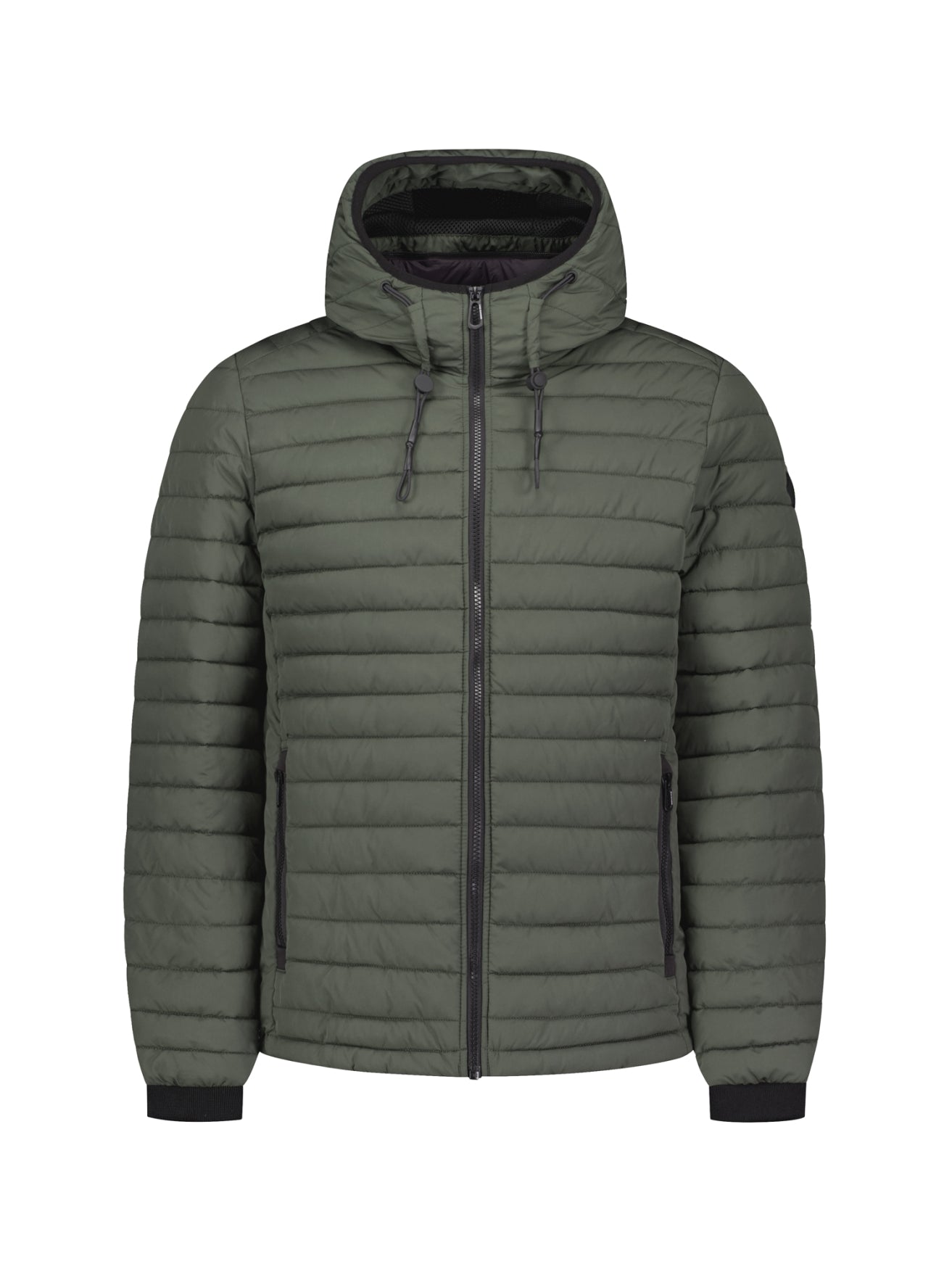 Gewatteerde Jas Met Capuchon | Army