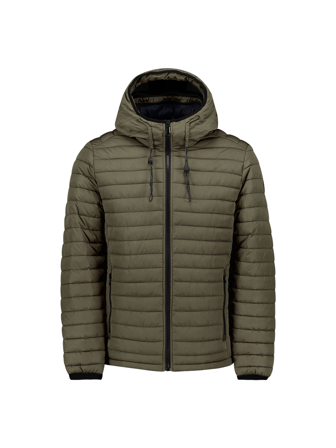 Gewatteerde Jas Met Capuchon | Army