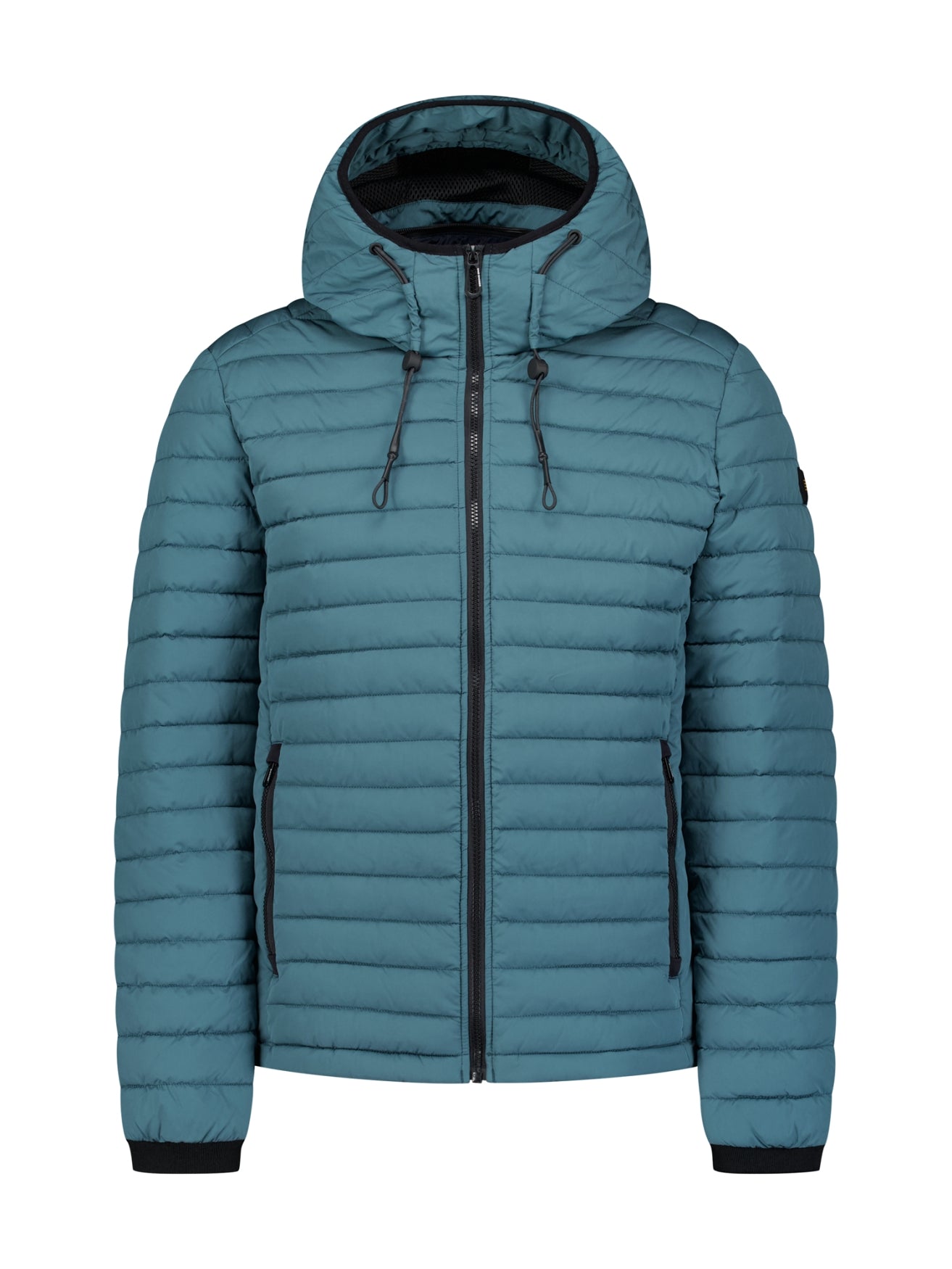 Hooded Padded Jacket | Shadow Blue