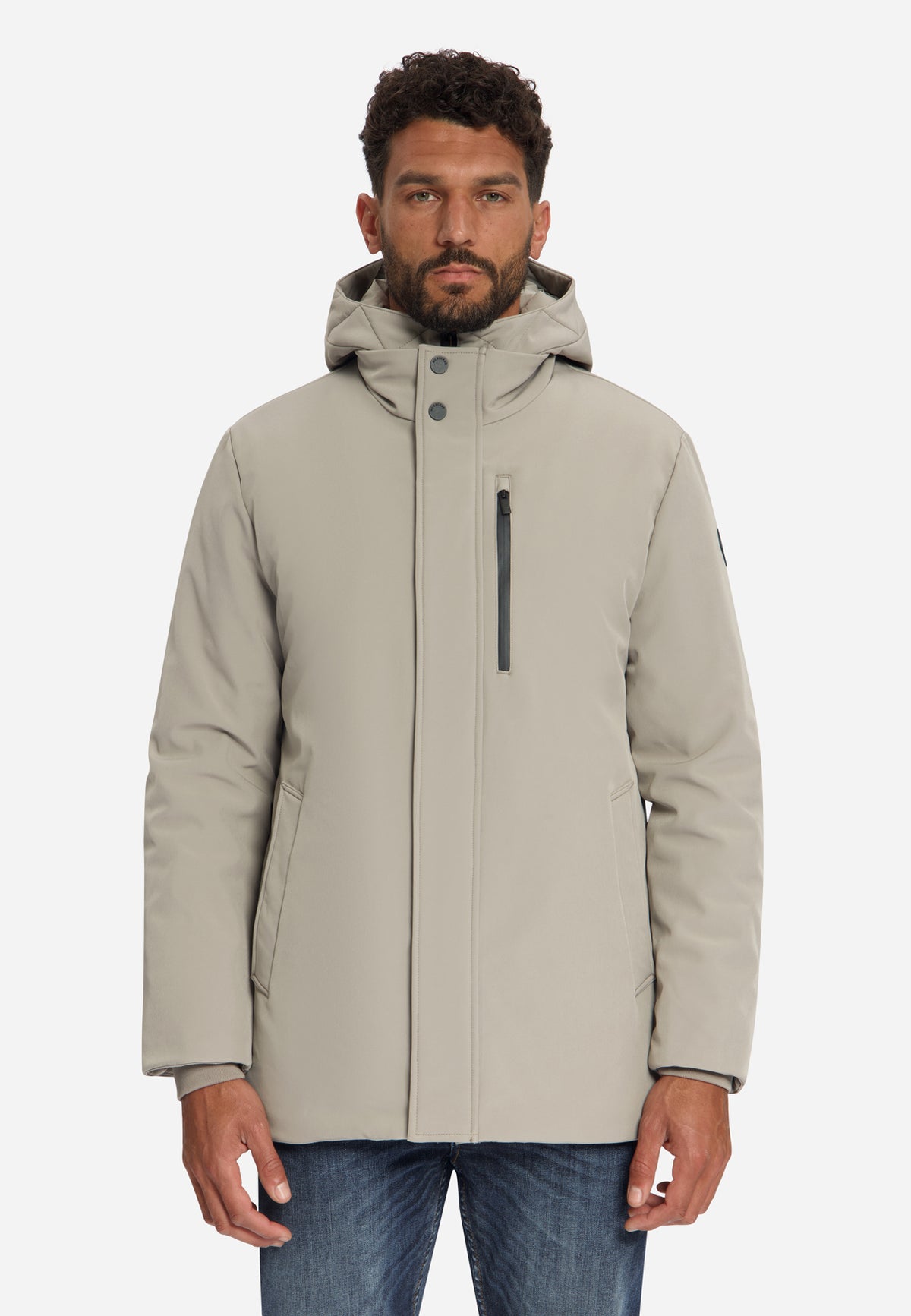 Softshell Parka | Taupe