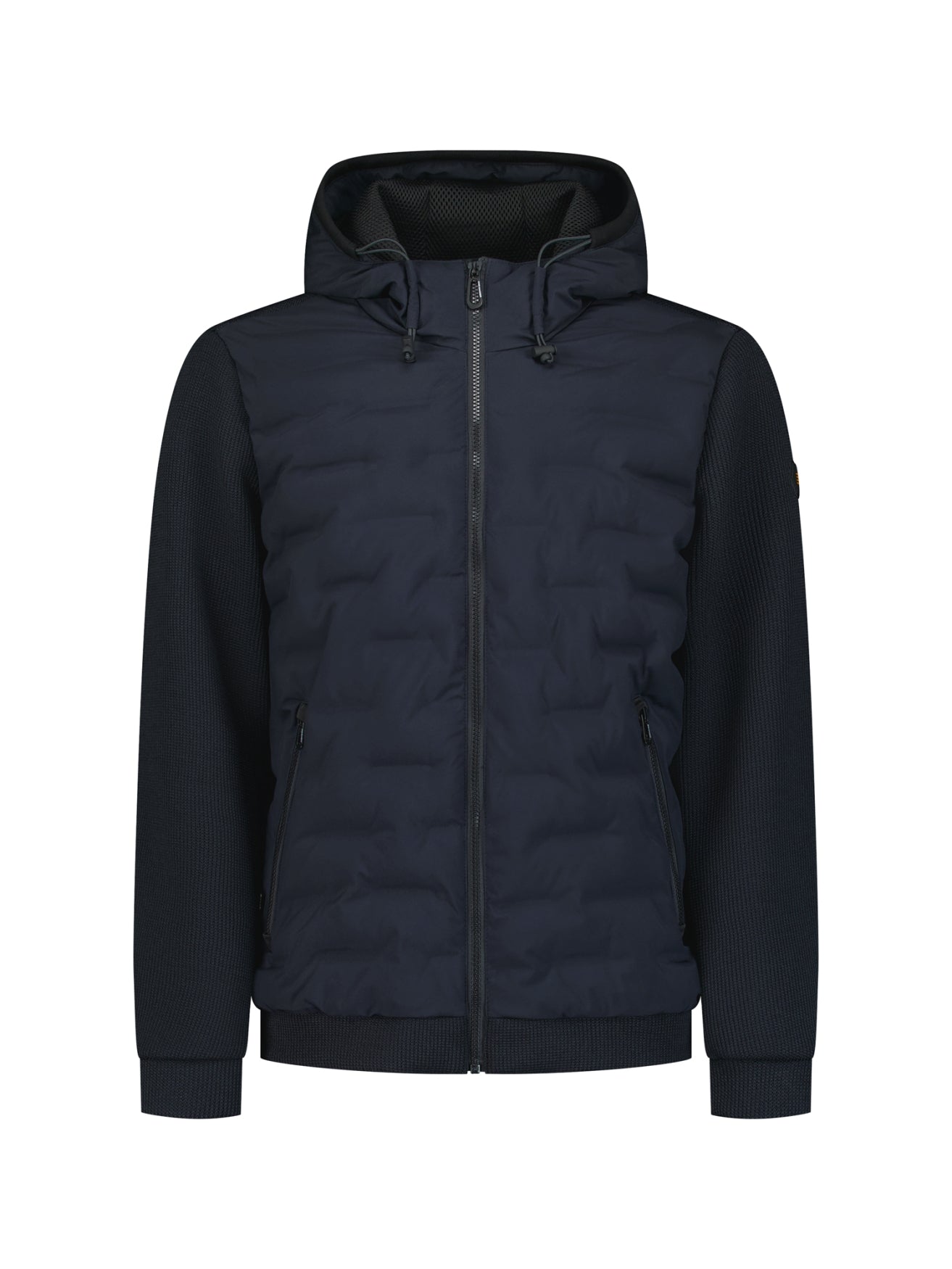 Veste en maille matelassée à capuche | Dark Night