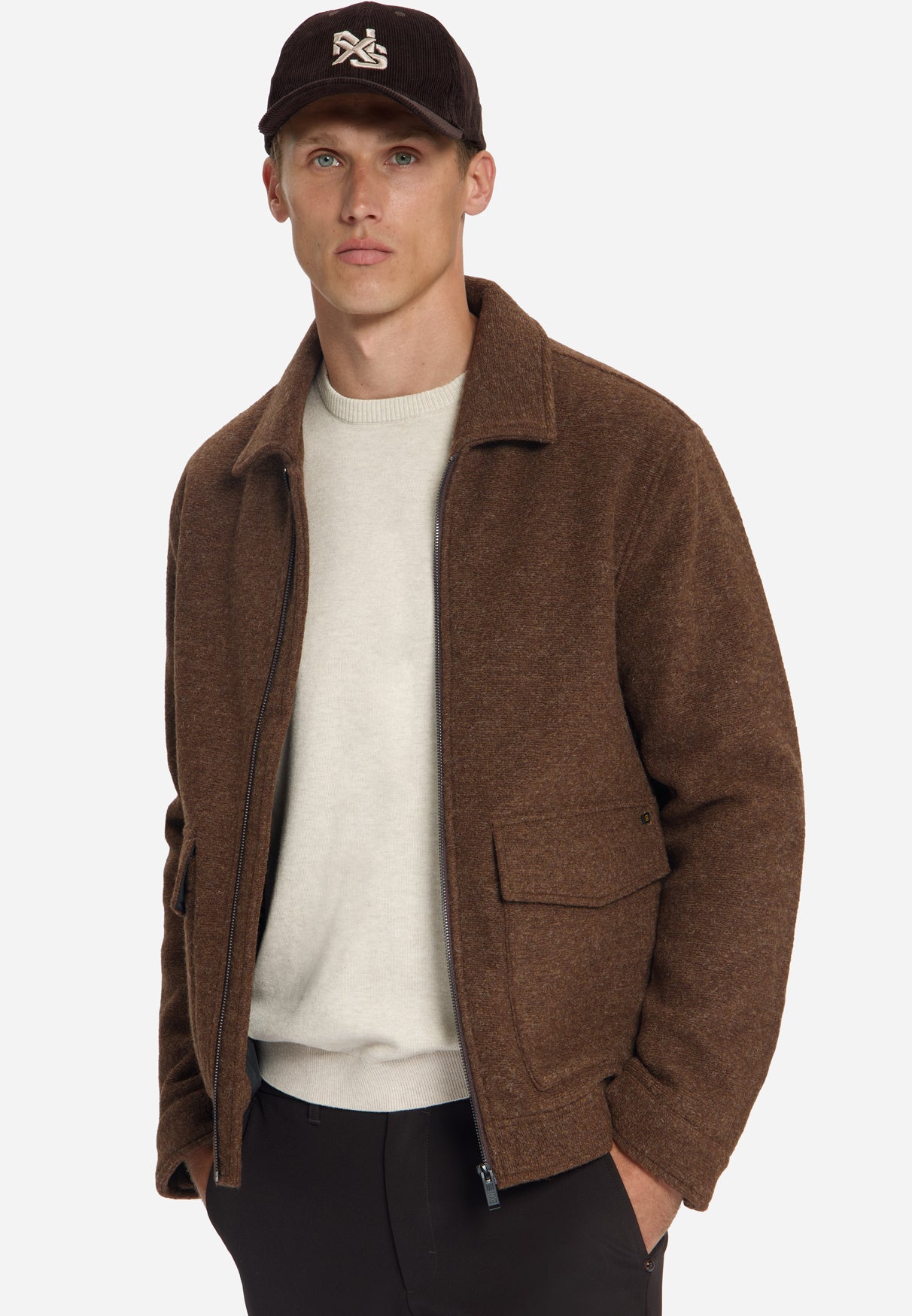 Wollen Jas | Light Brown