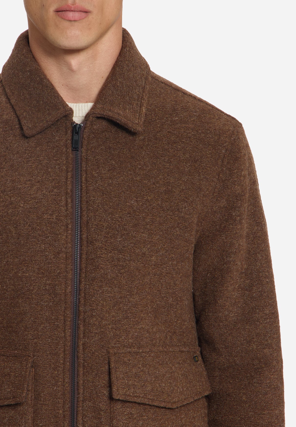 Wollen Jas | Light Brown