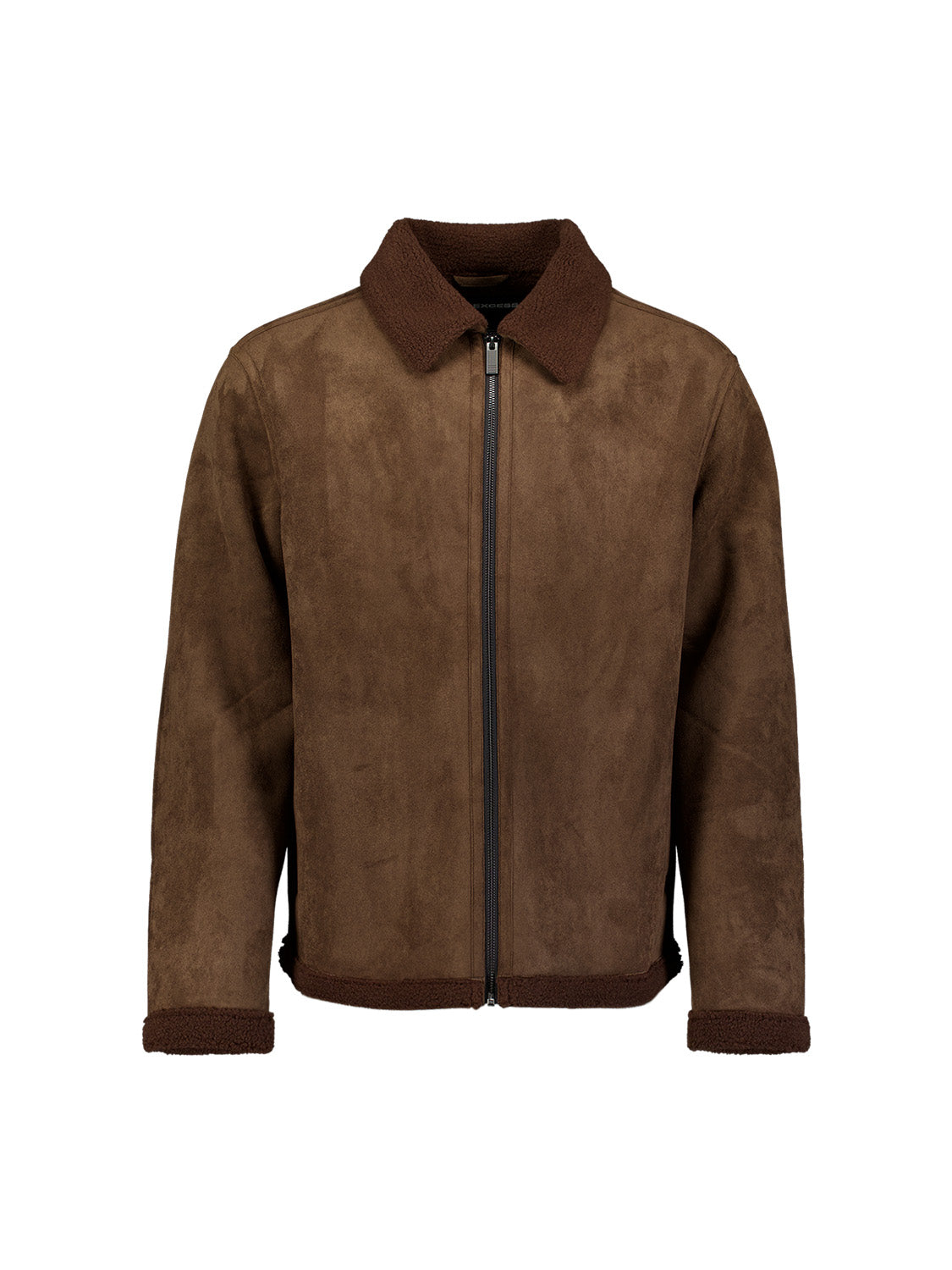Jas met Suèdelook | Dark Brown