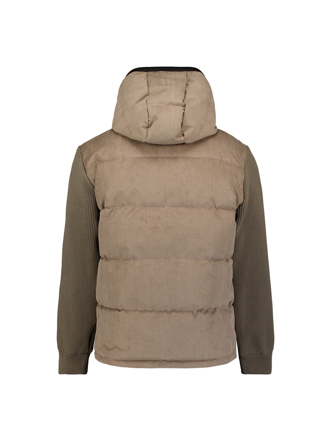 Veste à capuche en velours côtelé mélangé | Mud