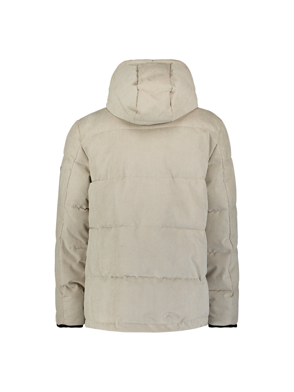 Veste à capuche en velours côtelé | Stone