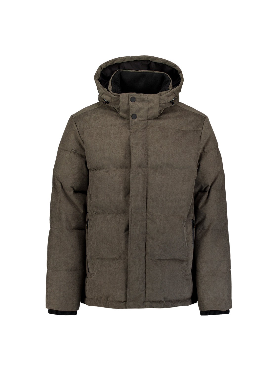 Veste à capuche en velours côtelé | Army