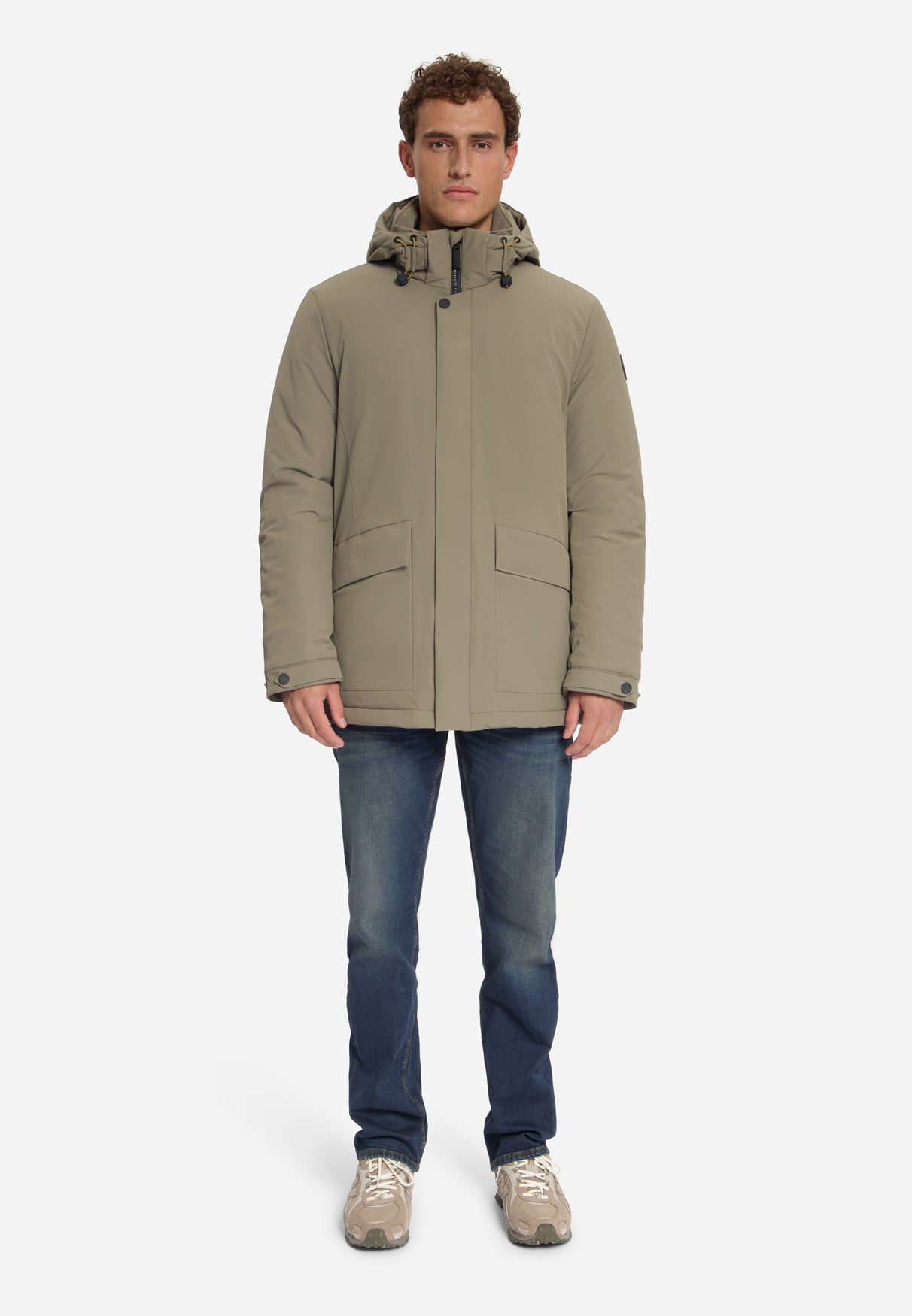 Parka jas met capuchon | Mud