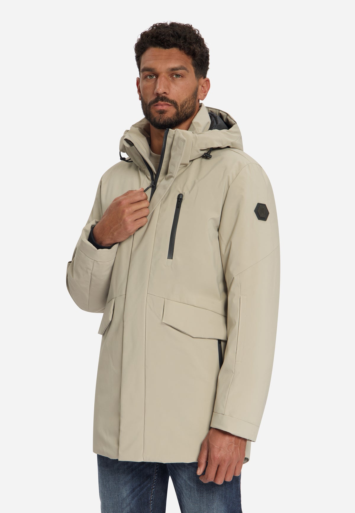 The MIKE Jacket | Stone