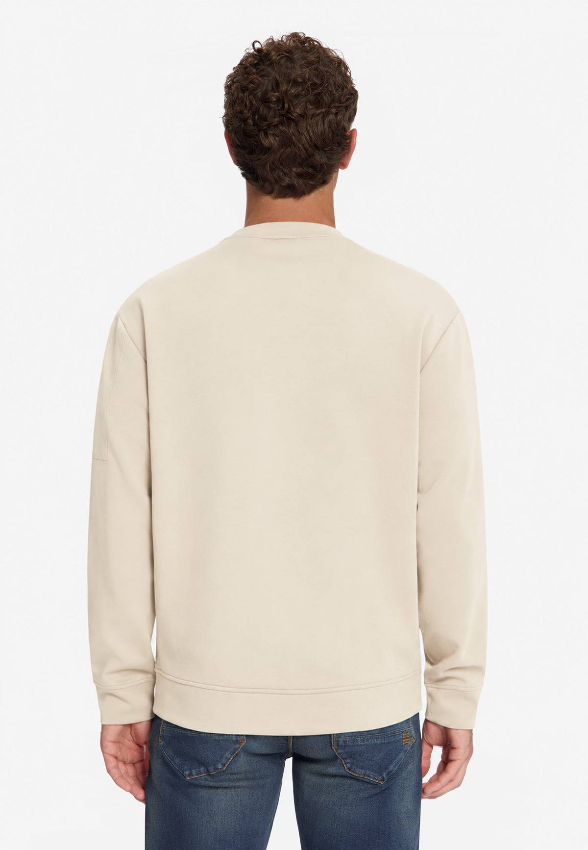 Sweater met ronde hals | Stone