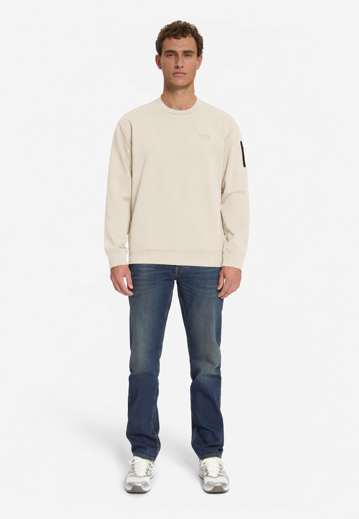 Sweater met ronde hals | Stone