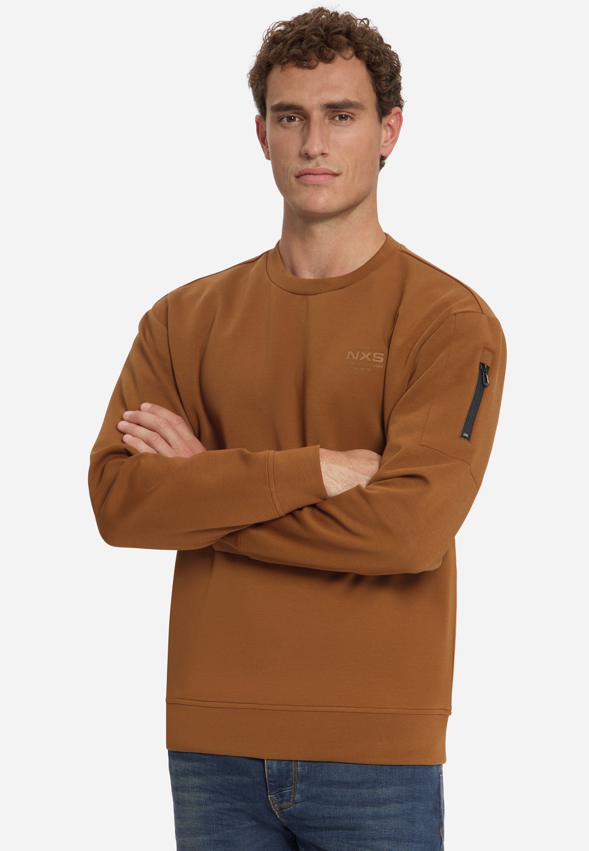 Sweat à col rond | Caramel